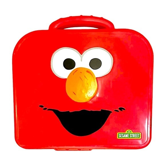 Elmo On The Go ABC Alphabet Letters Red Carrying Case Sesame Street Complete - Picture 1 of 2